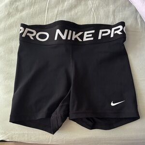 Nike Women's Black Pro Bike Shorts